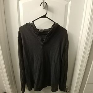 Hang Ten Long Sleeve Hooded Shirt